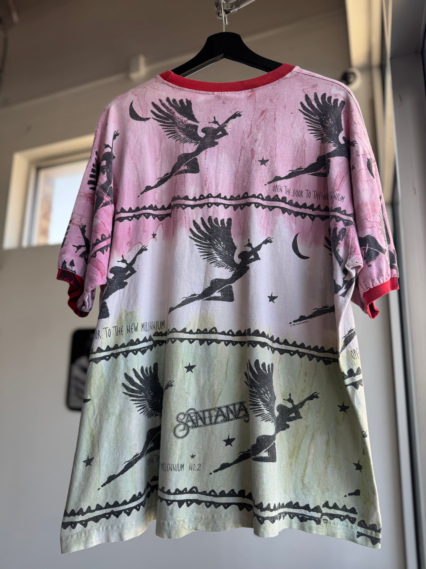 VTG 1985 CARLOS SANTANA AOP TEE