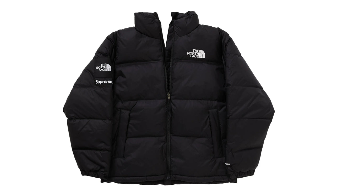 Supreme x North Face Split Nuptse Jacket Black