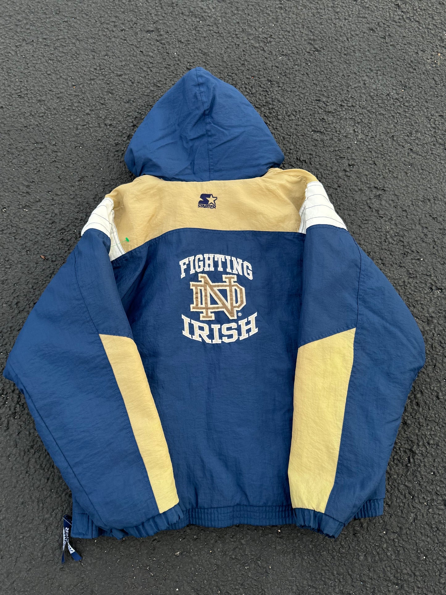 VTG NOTRE DAME STARTER JACKET