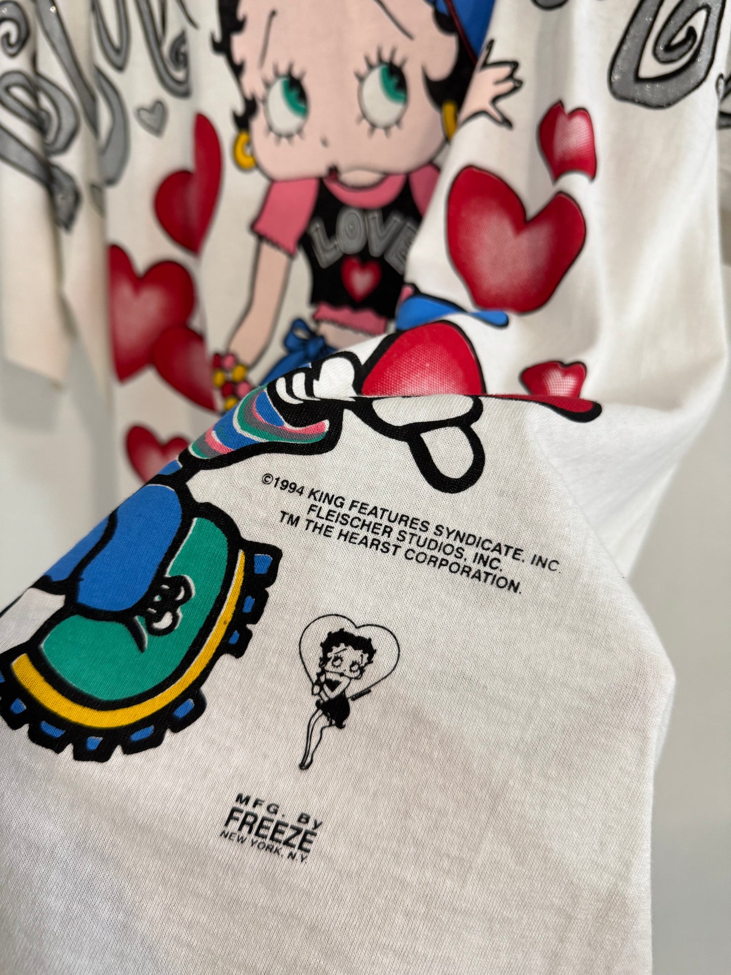 VINTAGE 1994 BETTY BOOP AOP TSHIRT