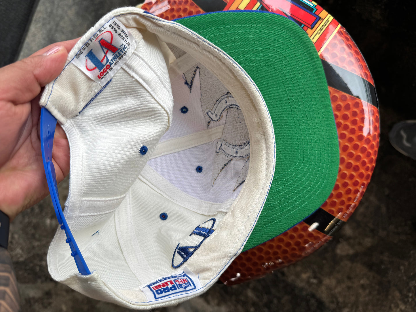 Vintage 90s Indianapolis Colts Sharktooth Snapback Hat