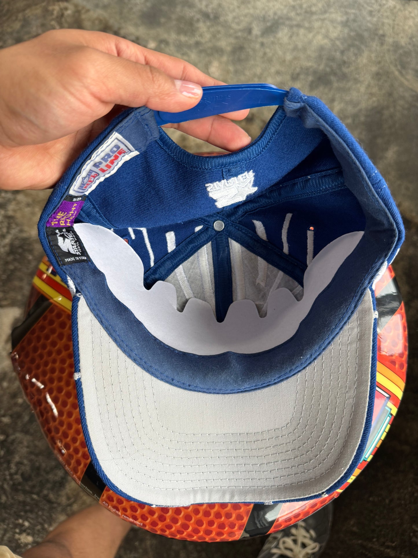 Vintage 90s Dallas Cowboys Shockwave Snapback Hat