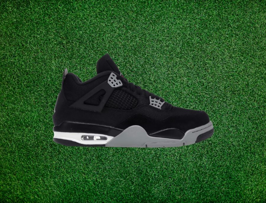 AIR JORDAN 4 RETRO SE BLACK CANVAS