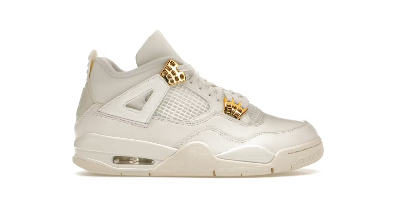 AIR JORDAN 4 RETRO “METALLIC GOLD” (WMNS)