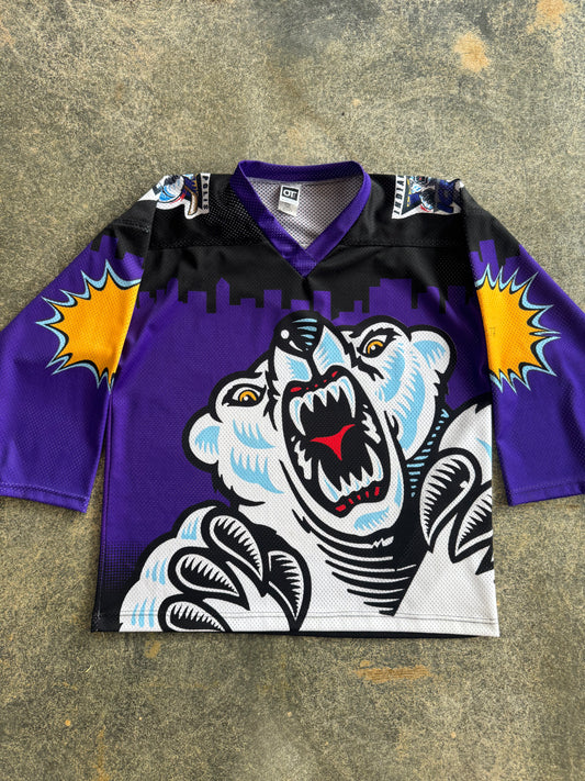 Vintage 90s Indianapolis Ice AOP Jersey