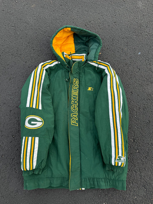 VTG GREENBAY PACKERS PARKA JACKET