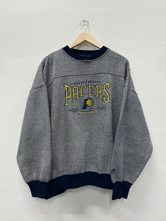 INDIANA PACERS PINSTRIPE CREWNECK